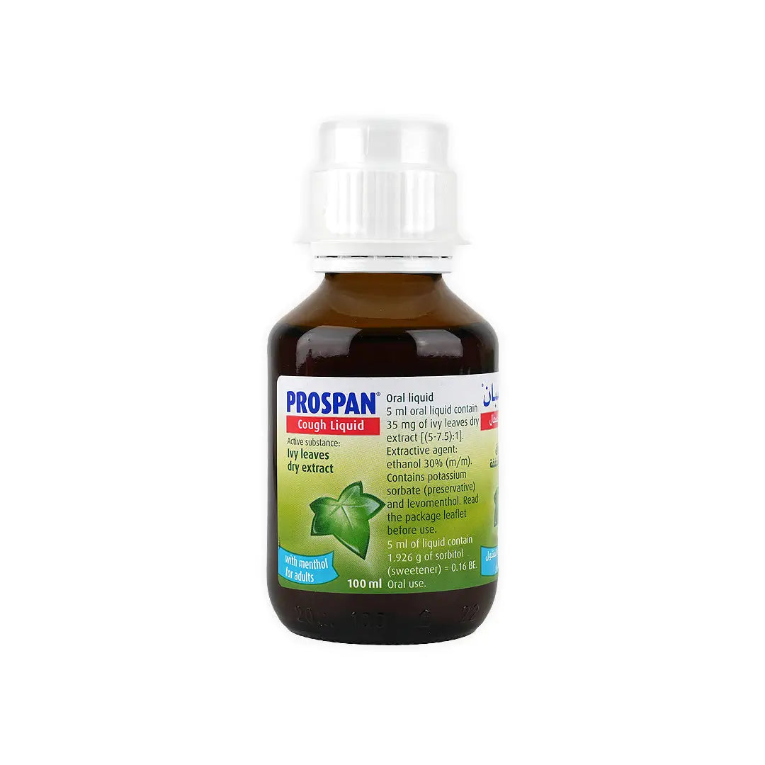 PROSPAN COUGH LIQUID WITH MENTHOL FOR ADULTS 100ML