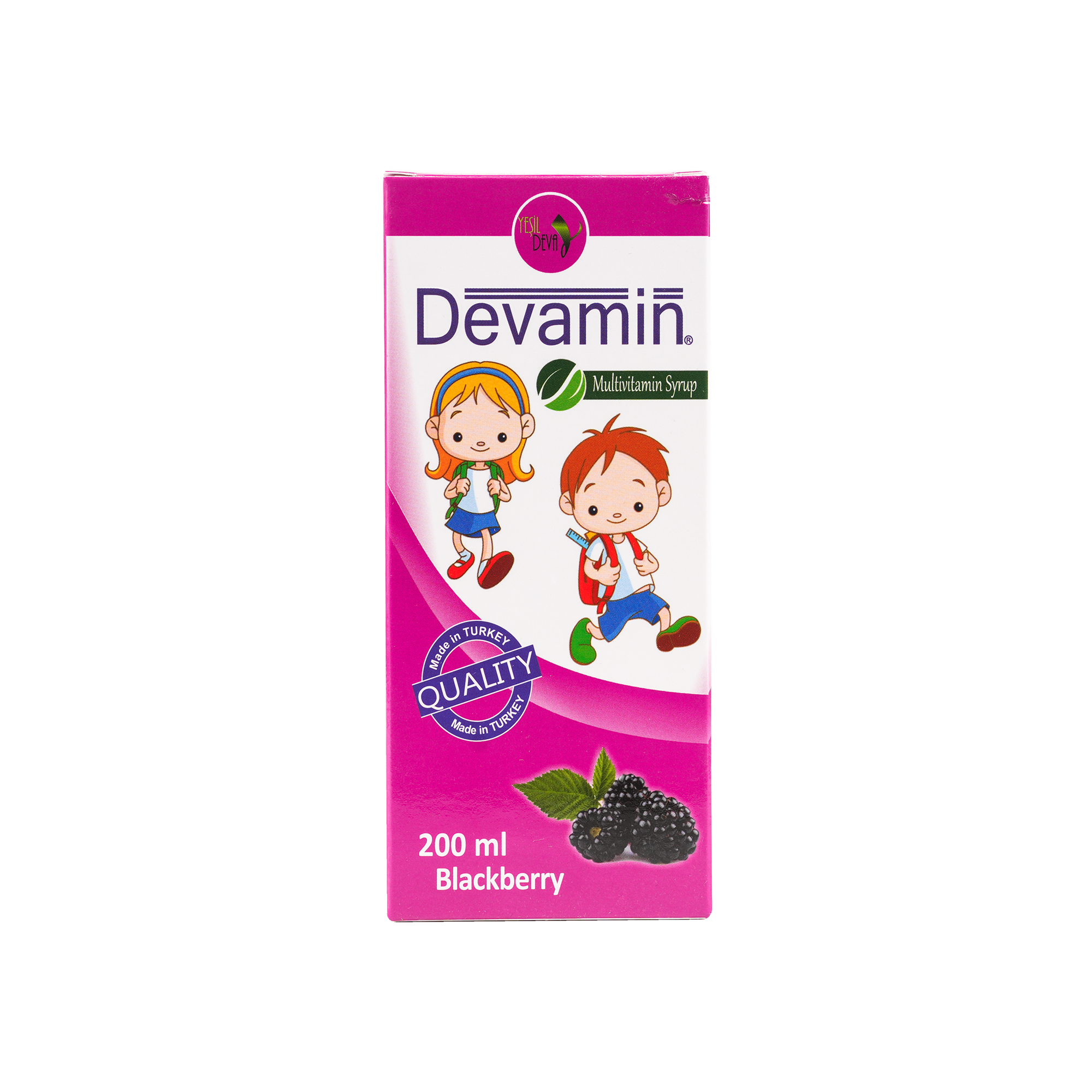 DEVAMIN MULTIVITAMIN SYRUP 200ML-BLACKBERRY