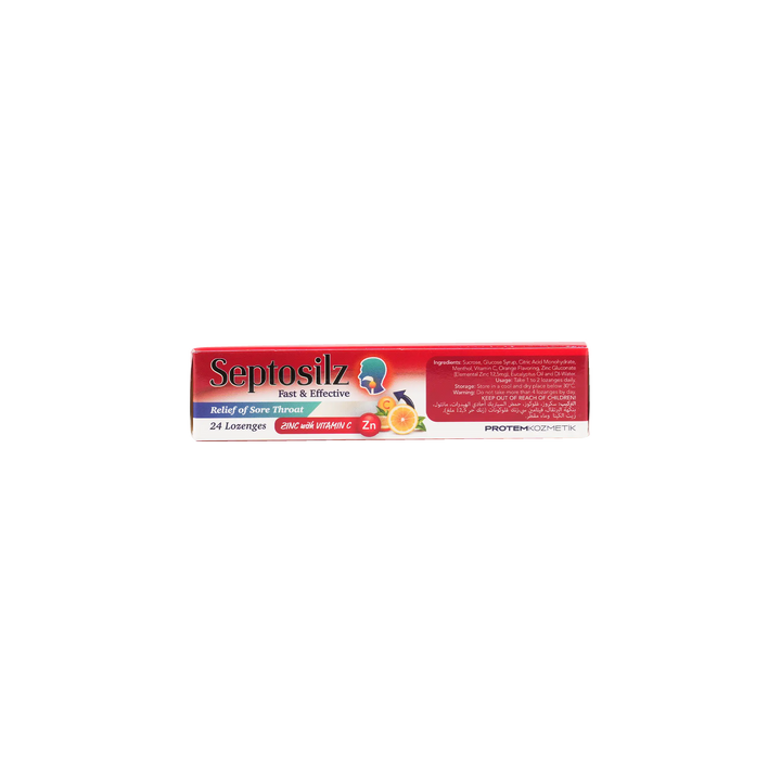 49765-Septosilz Zinc With Vitamin-C 24 Lozenges +1