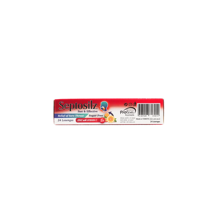 49765-Septosilz Zinc With Vitamin-C 24 Lozenges +2