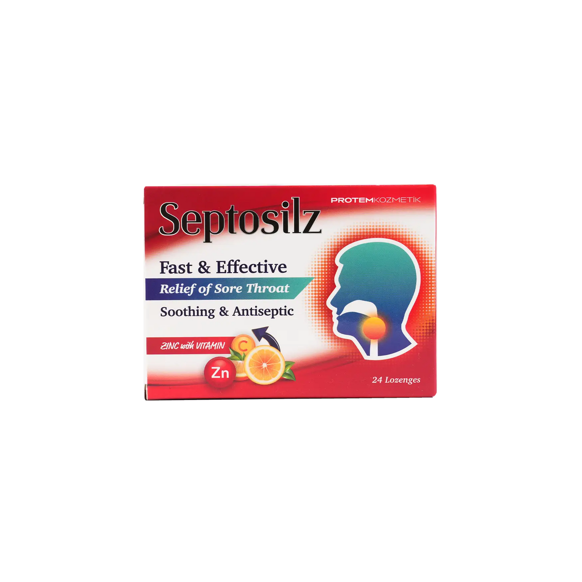 49765-Septosilz Zinc With Vitamin-C 24 Lozenges