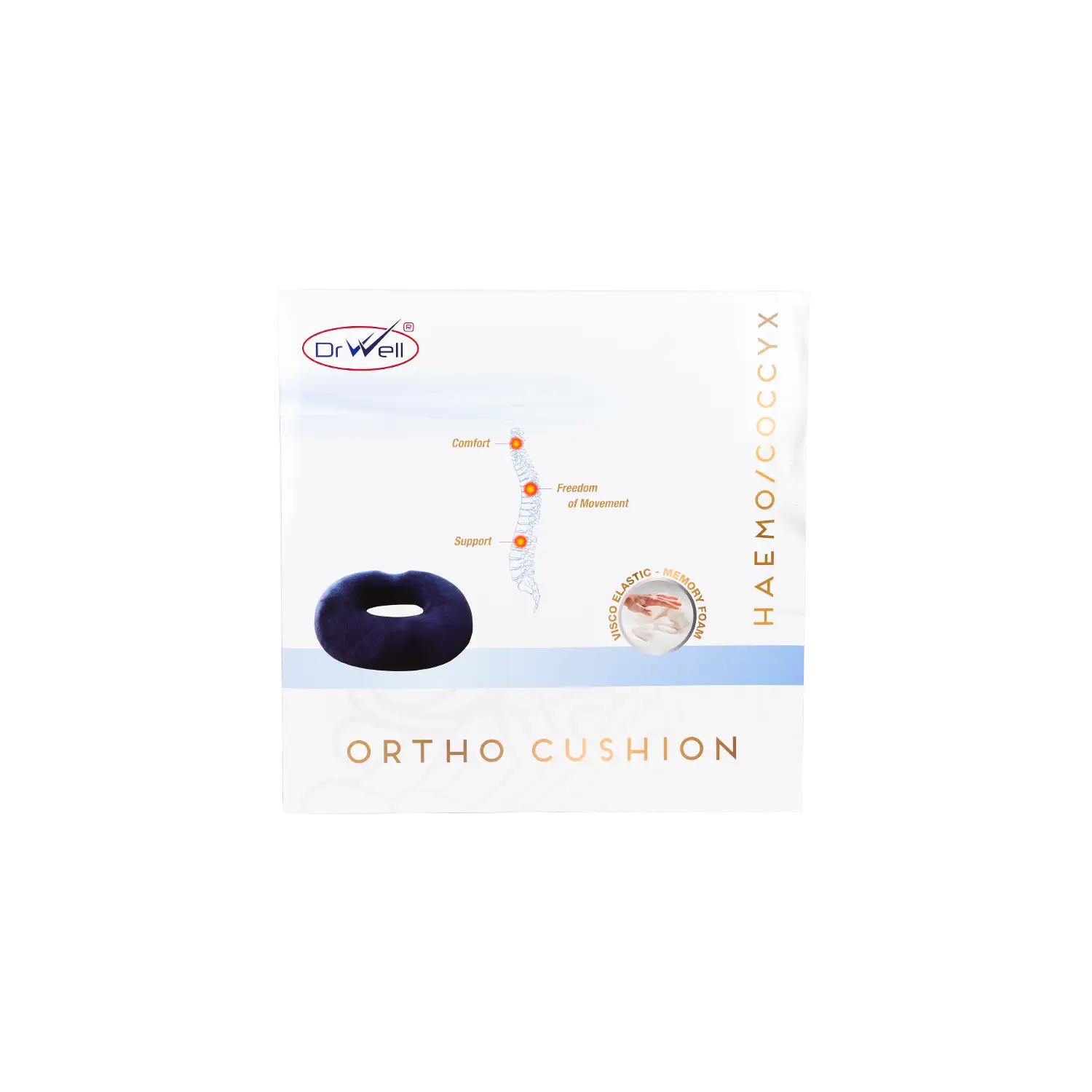 Dr Well Memory Foam Ring Cushion-CUS003