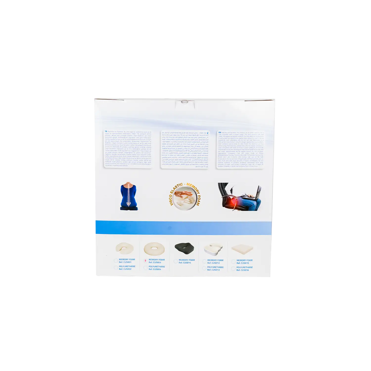 Dr Well Memory Foam Ring Cushion-CUS003