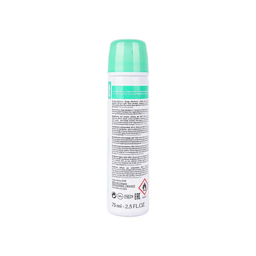 SVR Spirial Vegetal Deodrant 48H Spray 75Ml