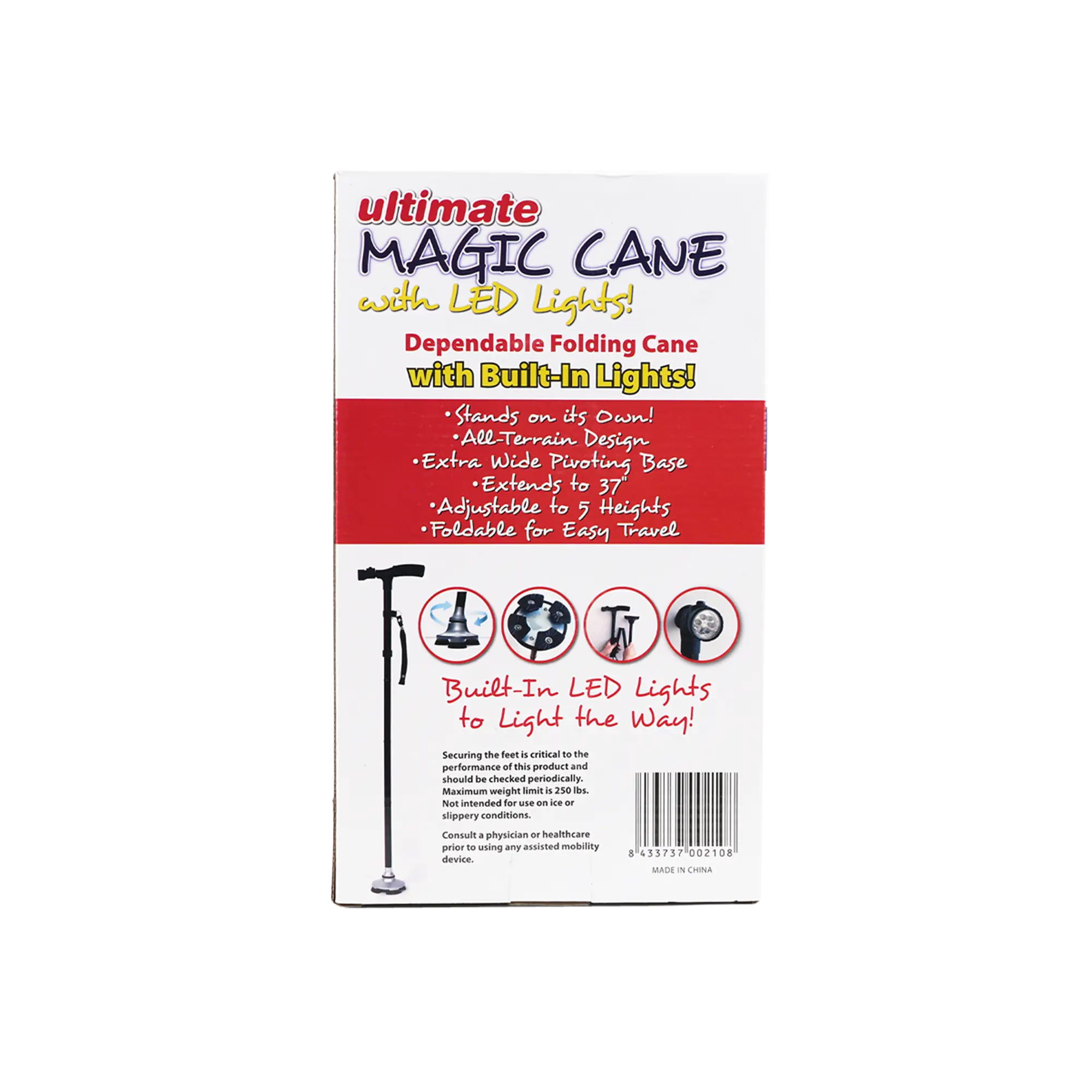 Ultimate Magic Cane Walking Stick With Lights
