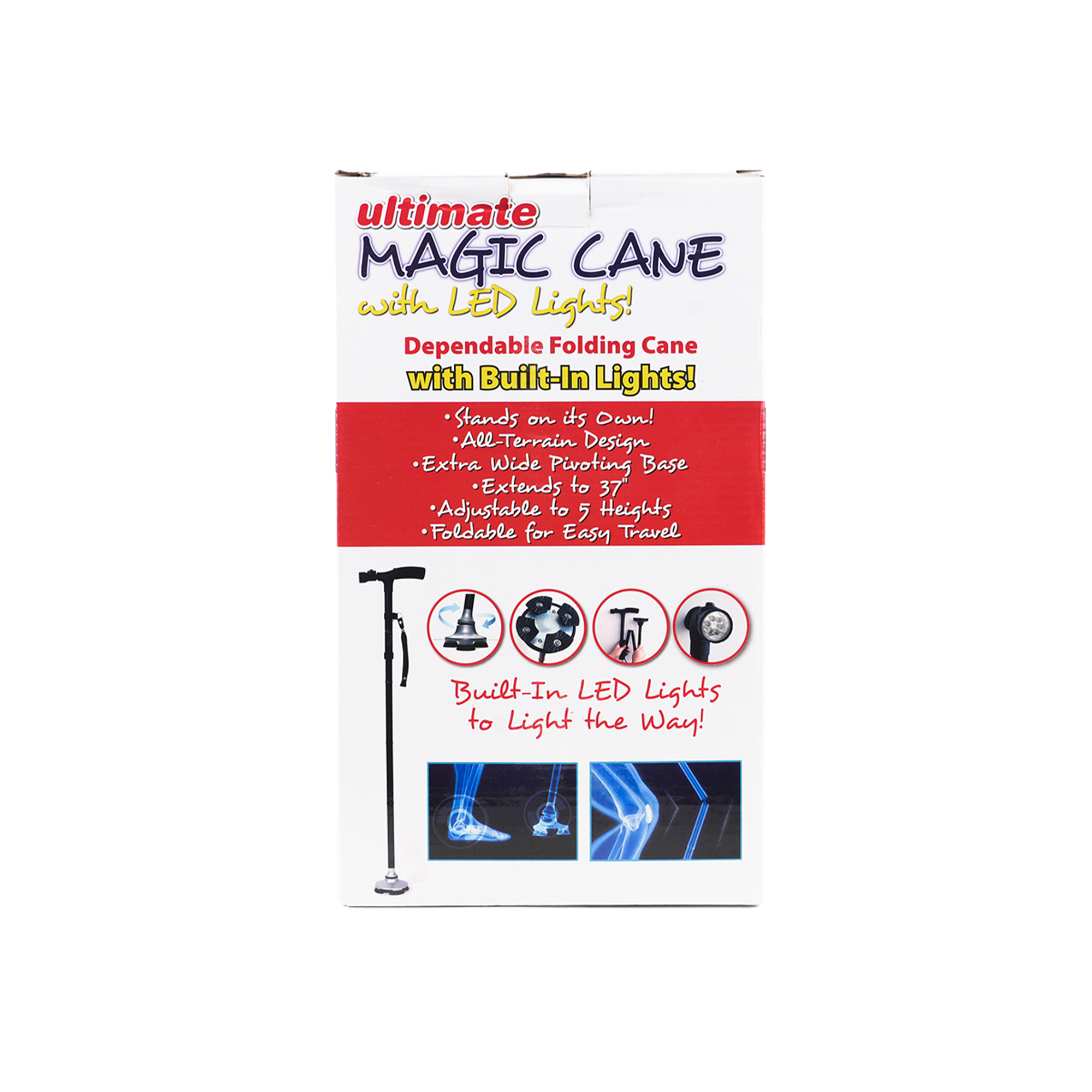 WALKING STICK MAGIC CANE WITH LED LIGHTS-EL0087