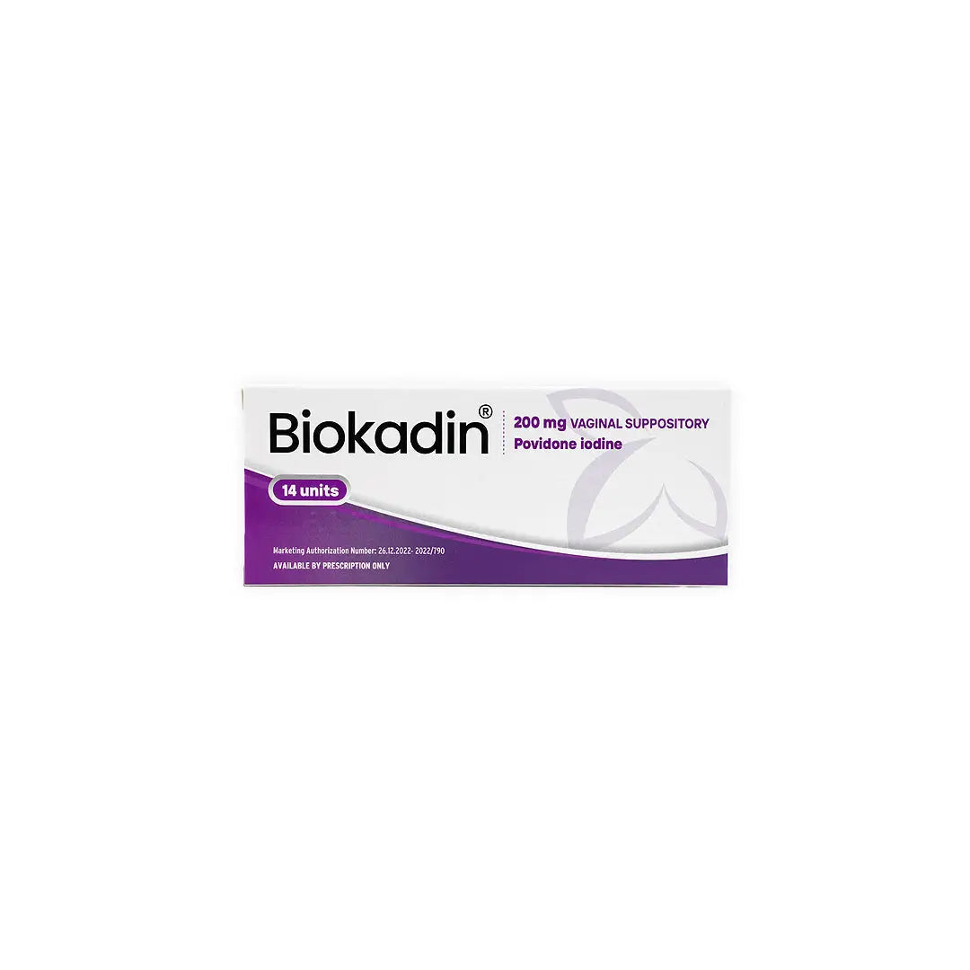 Biokadin 200mg Vaginal 14  Suppository