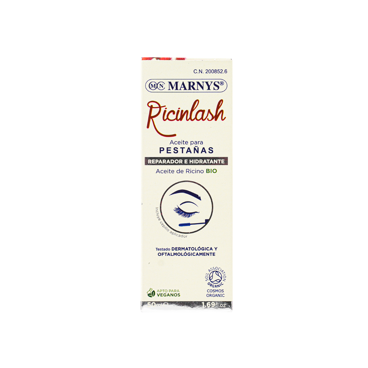 MARNYS RICINLASH EYELASH ORGANIC CASTOR OIL 50ML