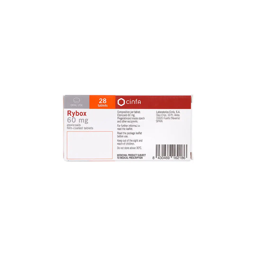 Rybox 60Mg 28 Tablets