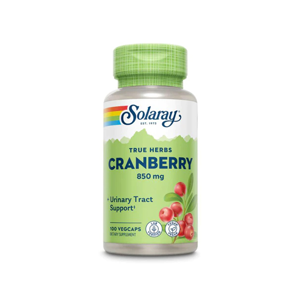 Solaray Cranberry 850mg 100vegcap