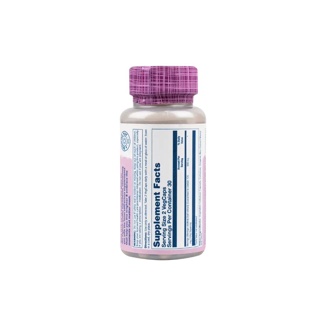 Solaray Moringa Leaf Extract 900mg 60 Vegcapsules