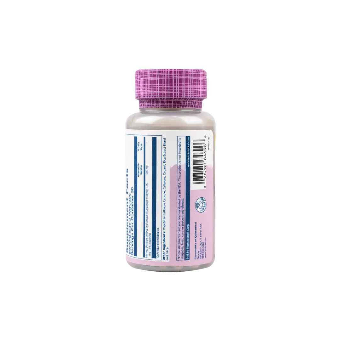 Solaray Moringa Leaf Extract 900mg 60 Vegcapsules