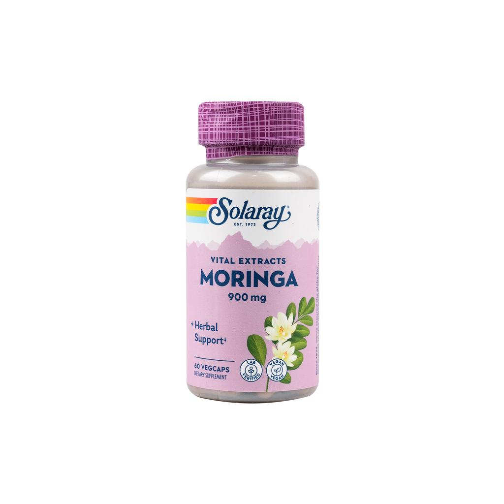 Solaray Moringa Leaf Extract 900mg 60 Vegcapsules