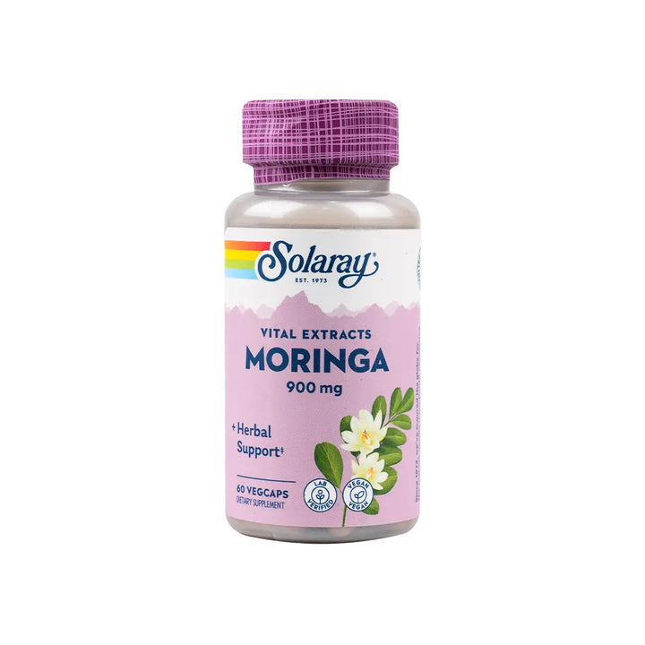 49803-Solaray Moringa Leaf Extract 900mg 60 Vegcapsules