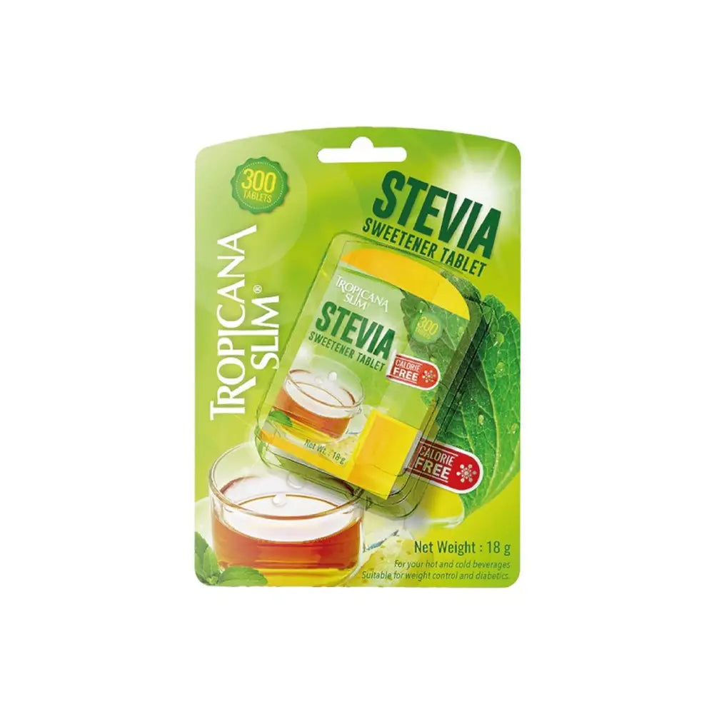 TROPICANA SLIM STEVIA SWEETENER 300 TAB 18G