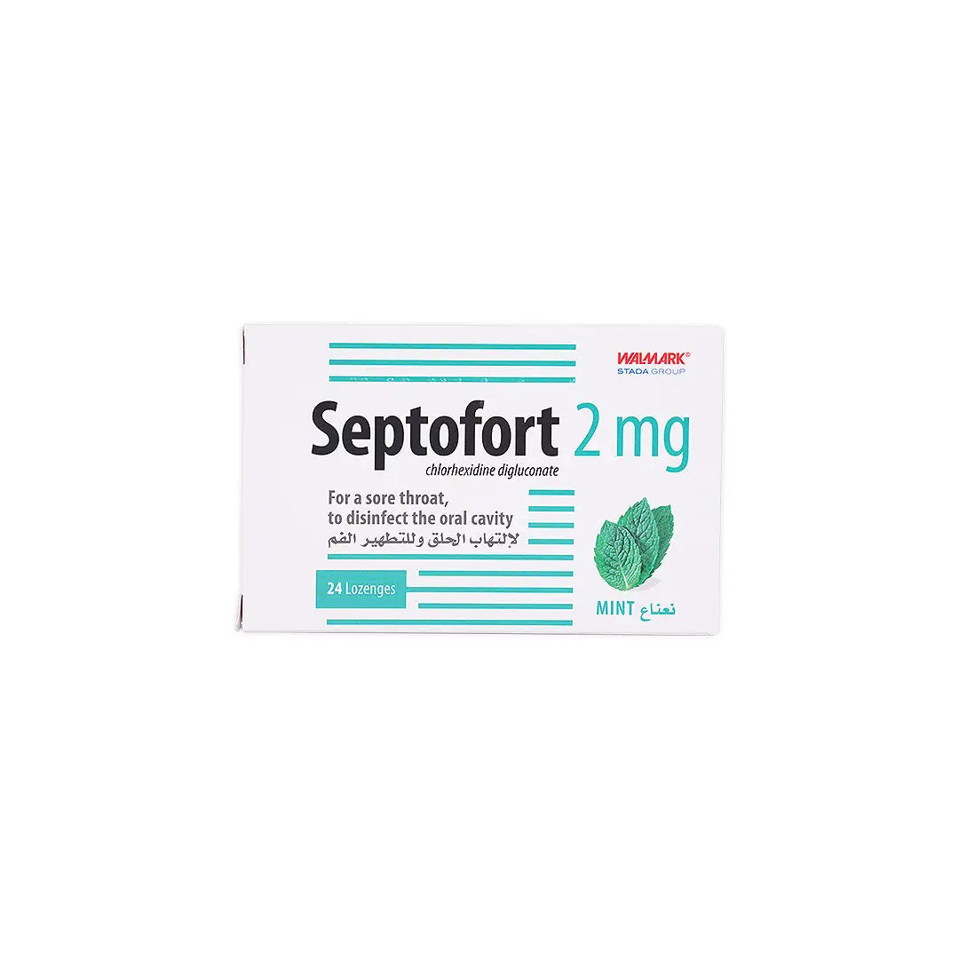 Septofort 2Mg 24 Lozenges -Mint
