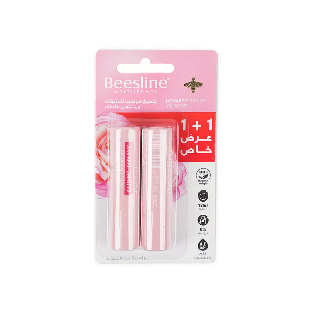 BEESLINE OFFER-LIP CARE SOOTHING JOURI ROSE (1 + 1)