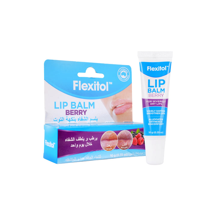49841-Flexitol Lip Balm 10Gm (Berry) +2