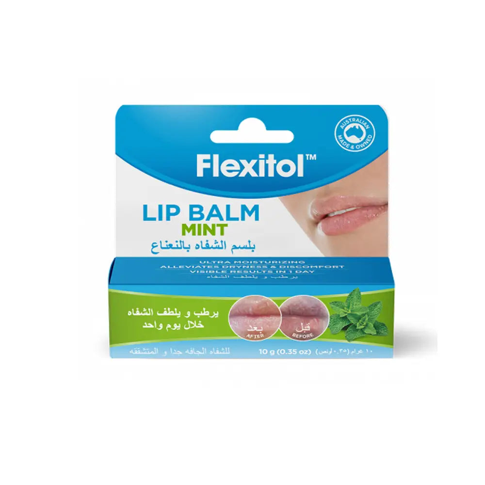 FLEXITOL LIP BALM 10GM (MINT)