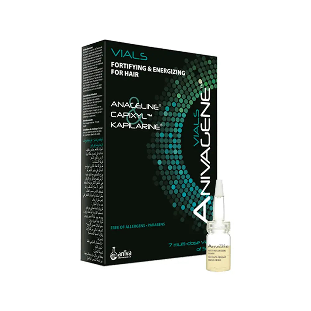 ANIVAGENE FORTIFYING & ENERGIZING FOR HAIR 7 VIALS X 5ML