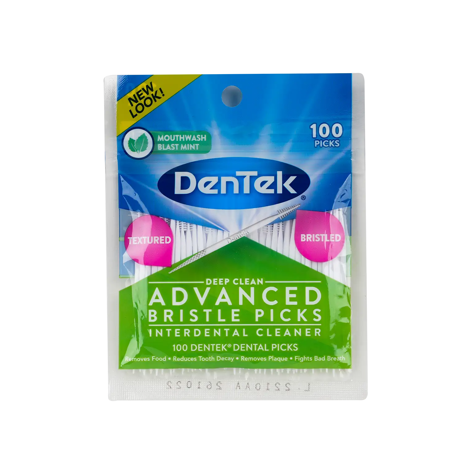 Dentek Deep Clean Interdental Bristle Pick 100pcs