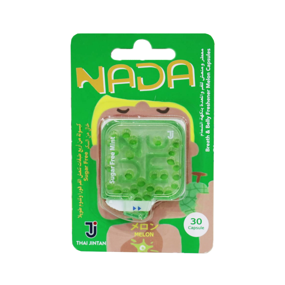 NADA BREATH & BELLY FRESHENER SUGAR FREE 30CAP-MELON