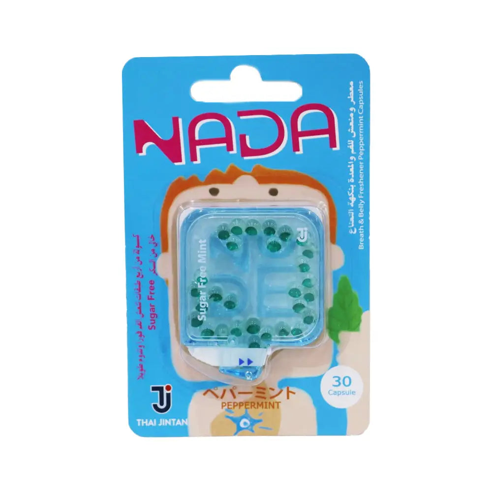 NADA BREATH & BELLY FRESHENER SUGAR FREE 30CAP-PEPPERMINT
