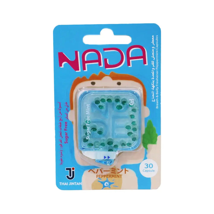 49900-Nada Breath &amp; Belly Freshener Sugar Free 30Cap-Peppermint