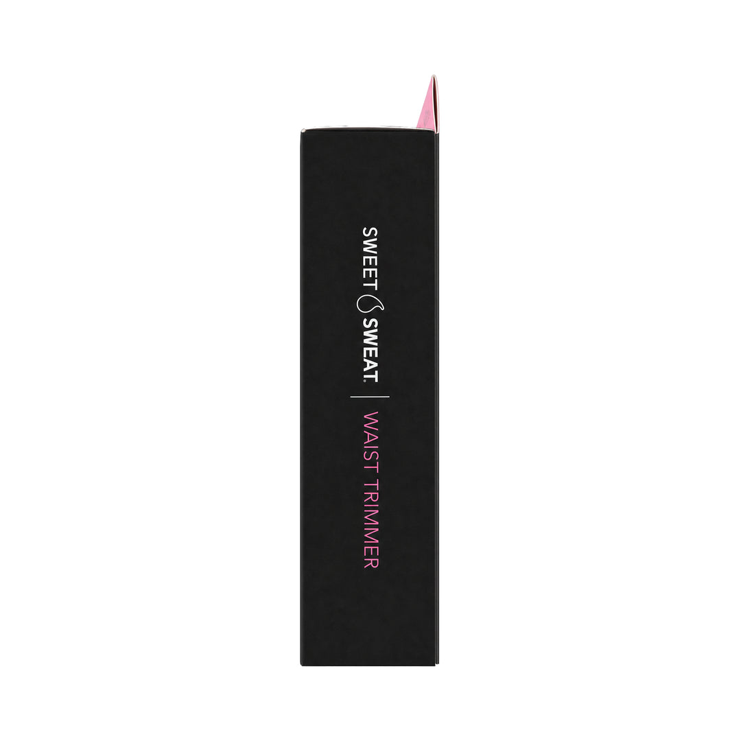 49904-Sweet Sweat Waist Trimmer Black &amp; Pink-M +3