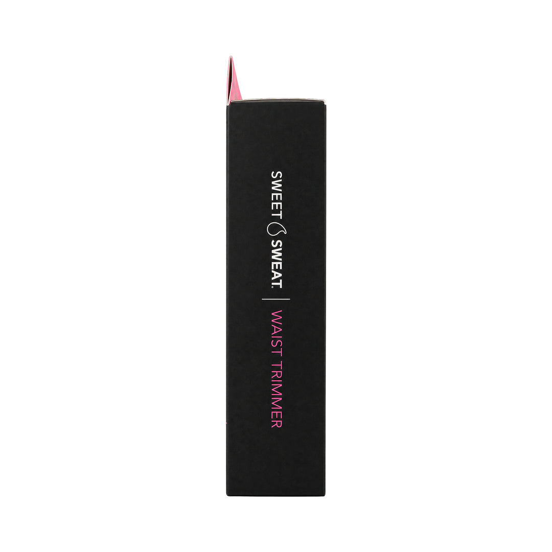 49904-Sweet Sweat Waist Trimmer Black &amp; Pink-M +4