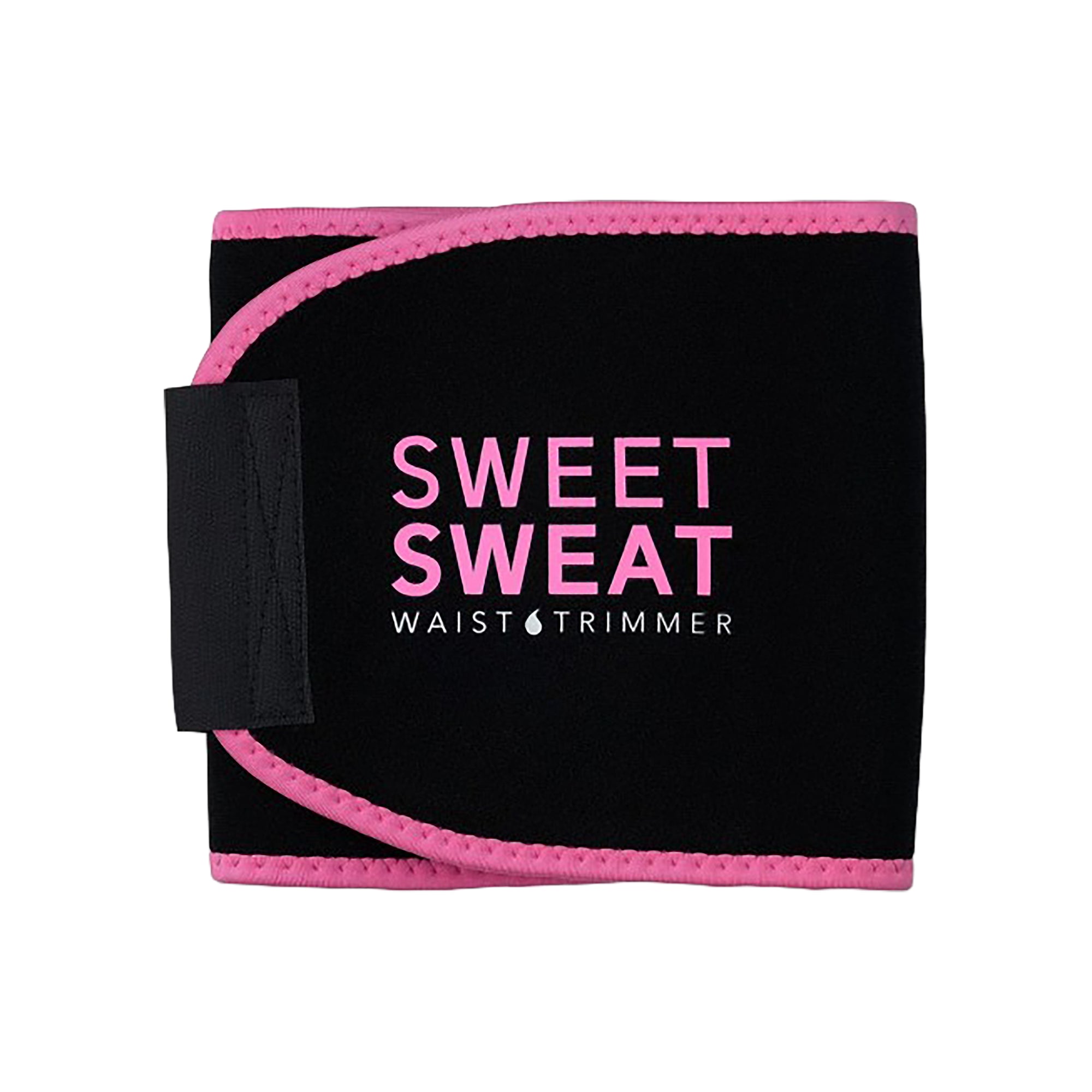 49904-Sweet Sweat Waist Trimmer Black & Pink-M +5