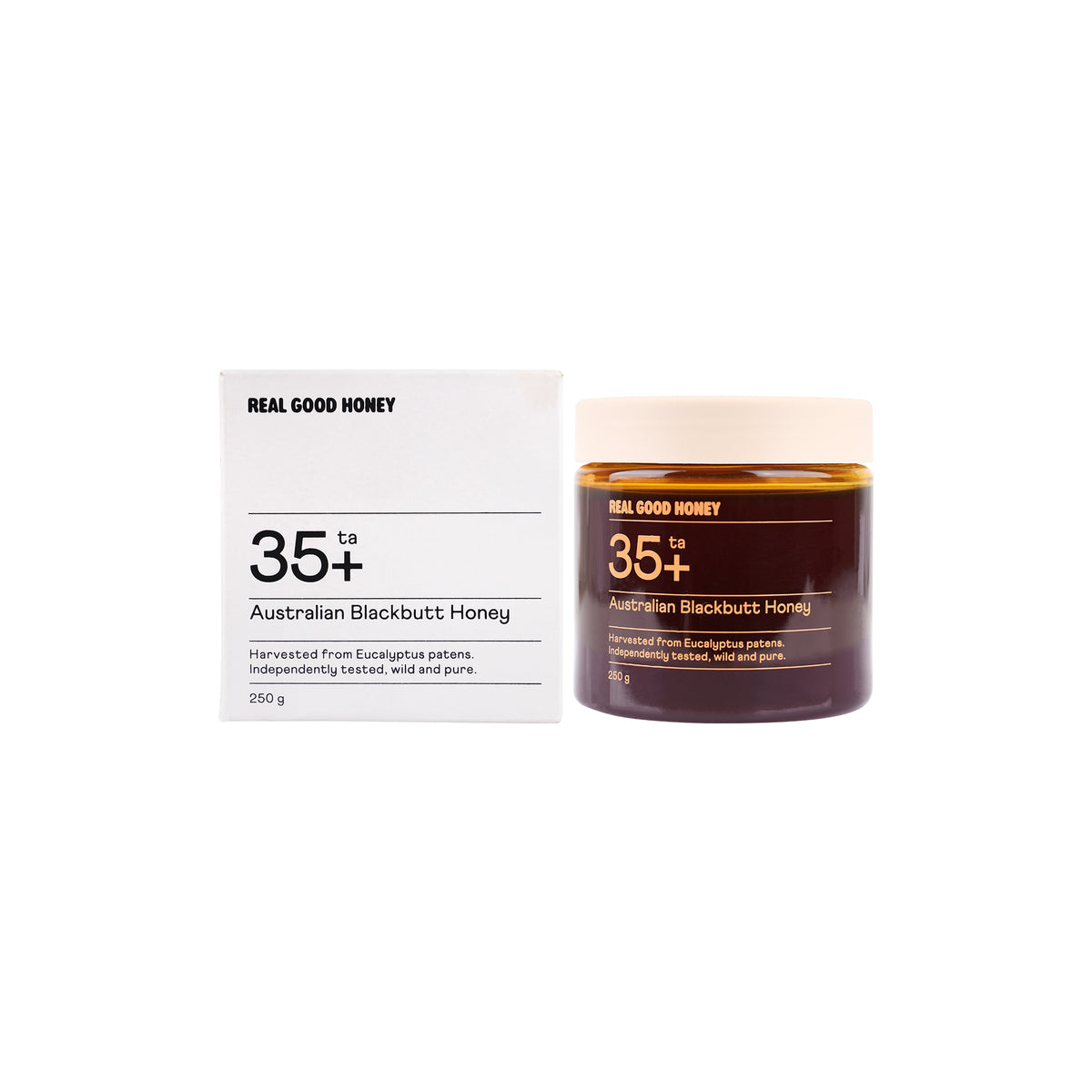 49913-Real Good Honey Australian Blackbutt Honey 35+ 250G