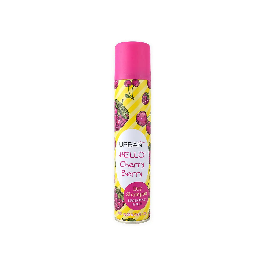 URBAN CARE DRY SHAMPOO -CHERRY BERRY 200ML