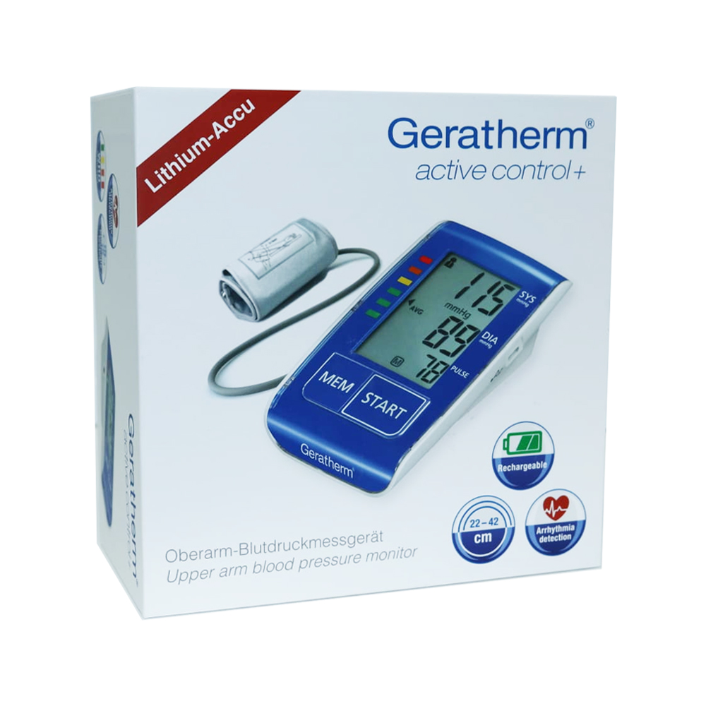 GERATHERM ACTIVE CONTROL+ UPPER ARM BP MONITOR GT-1115