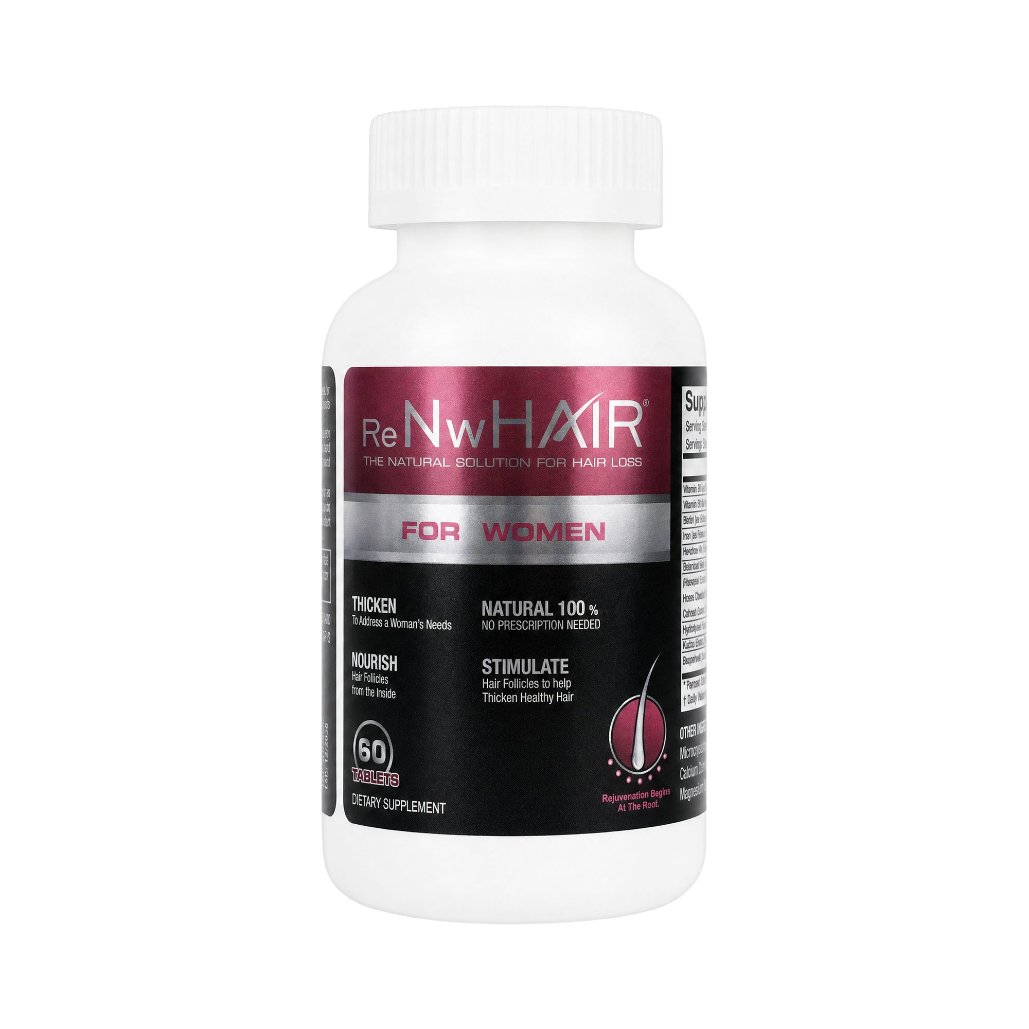 49967-Renw Hair For Women 60  Tablets (Hair Regrowth) +6