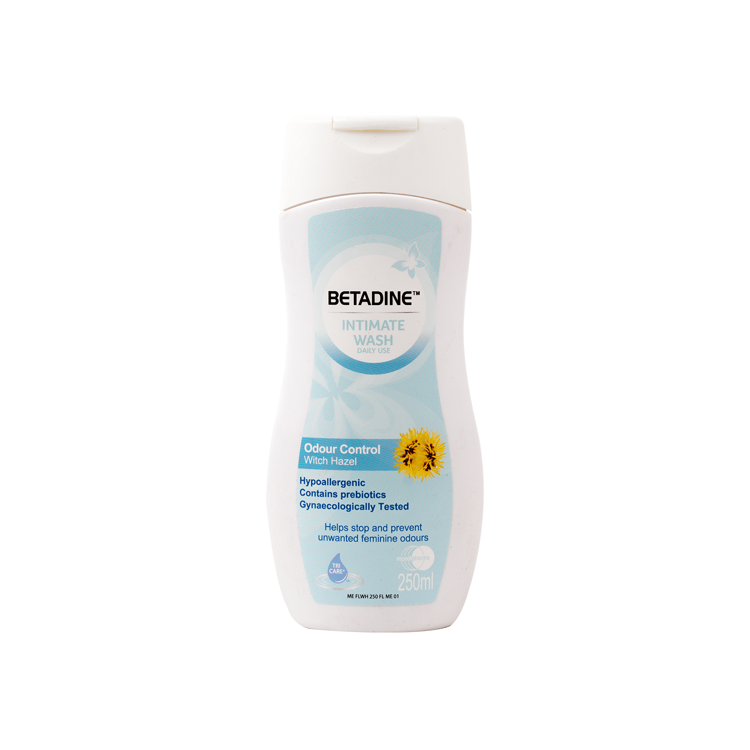 BETADINE INTIMATE WASH ODOUR CONTROL 250ML - WITCH HAZEL