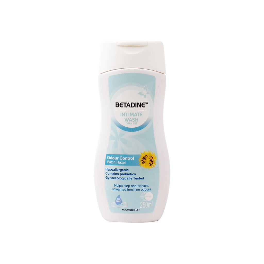 BETADINE INTIMATE WASH ODOUR CONTROL 250ML - WITCH HAZEL