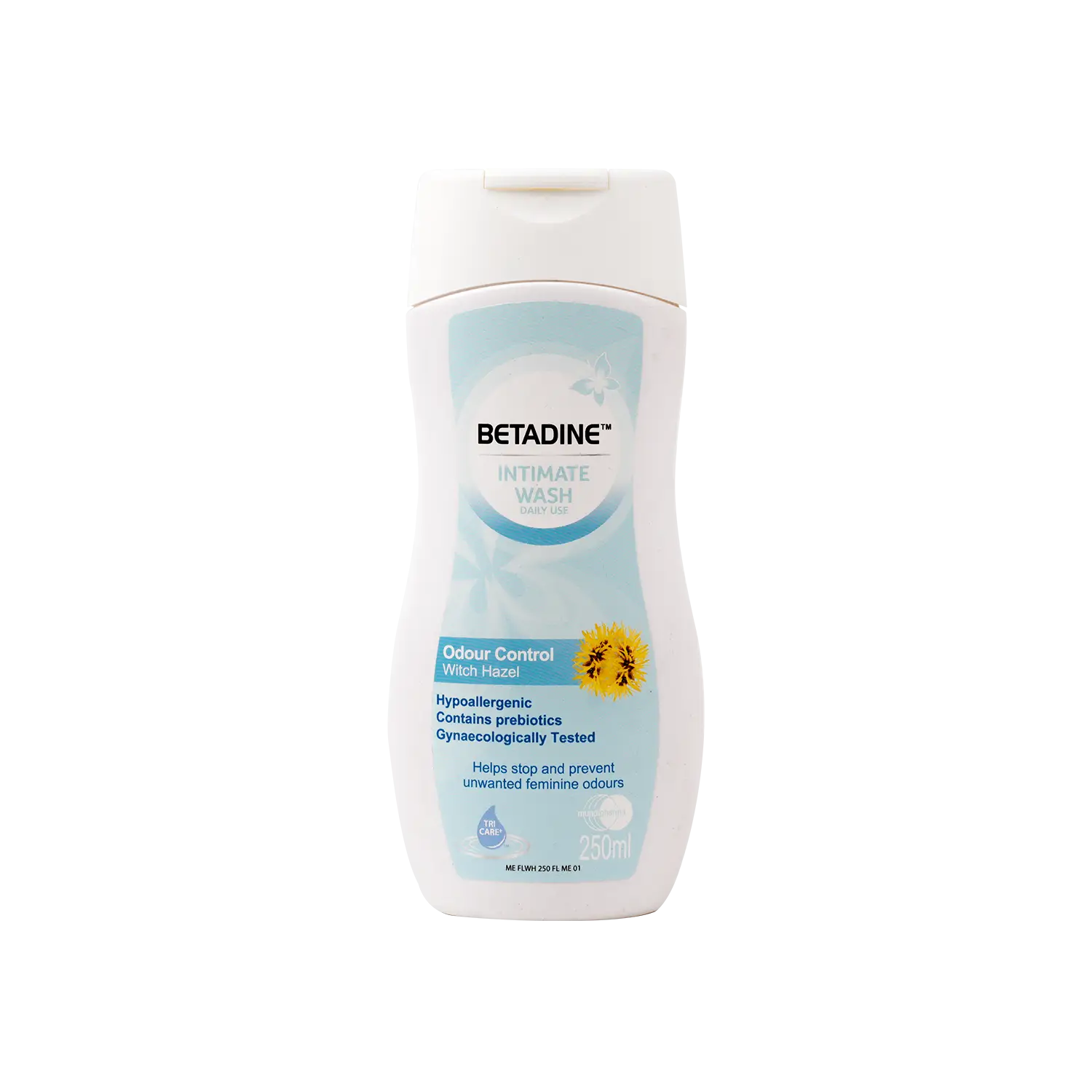 BETADINE INTIMATE WASH ODOUR CONTROL 250ML - WITCH HAZEL
