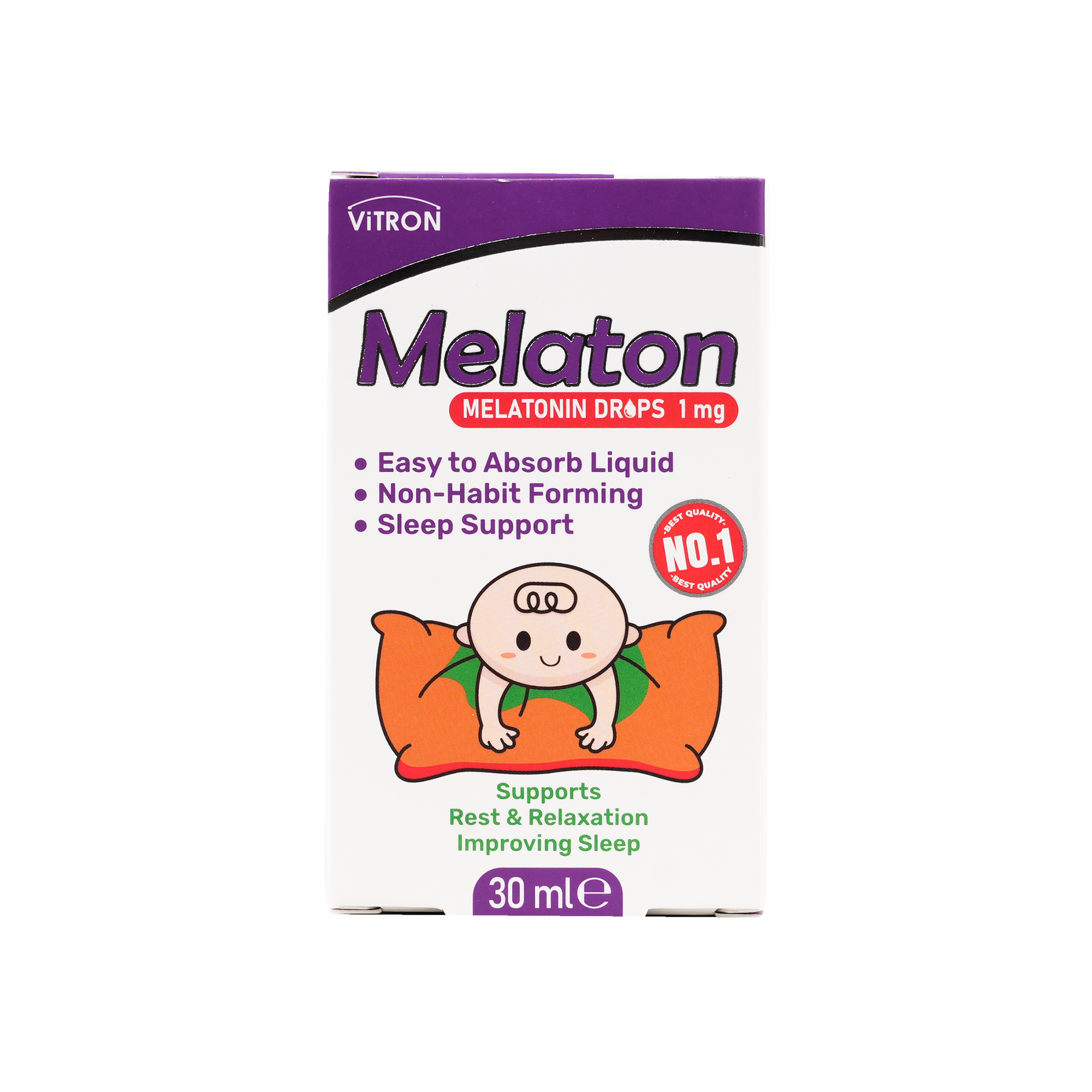 VITRON MELATON MELATONIN DROPS 1MG 30ML