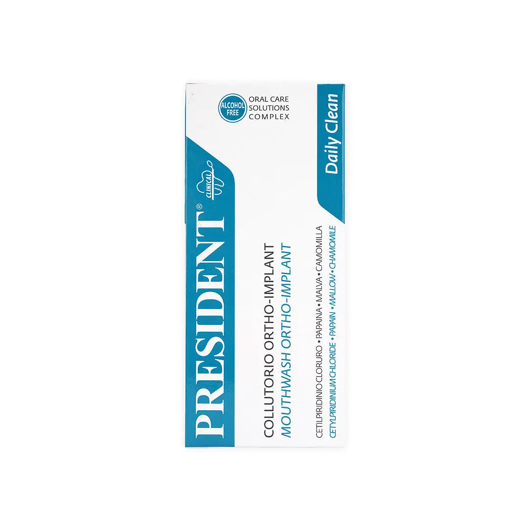 President Ortho-Implant Daily Clean Mouthwash 200ml