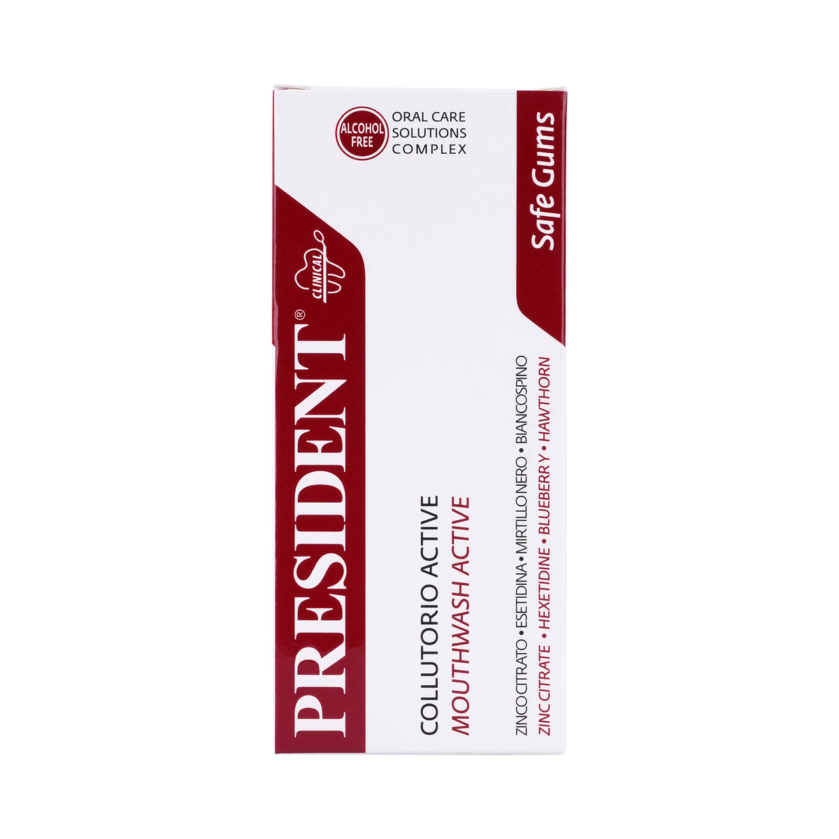 49971-President Safe Gums Active Mouthwash 200ml +1