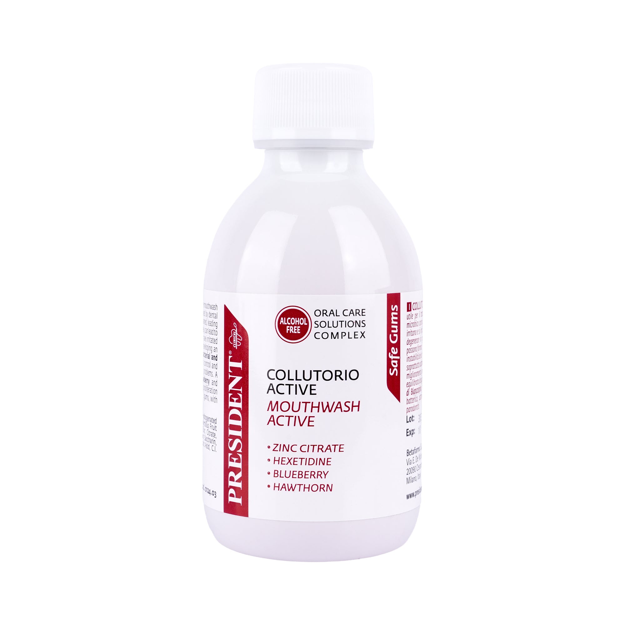 49971-President Safe Gums Active Mouthwash 200ml +5