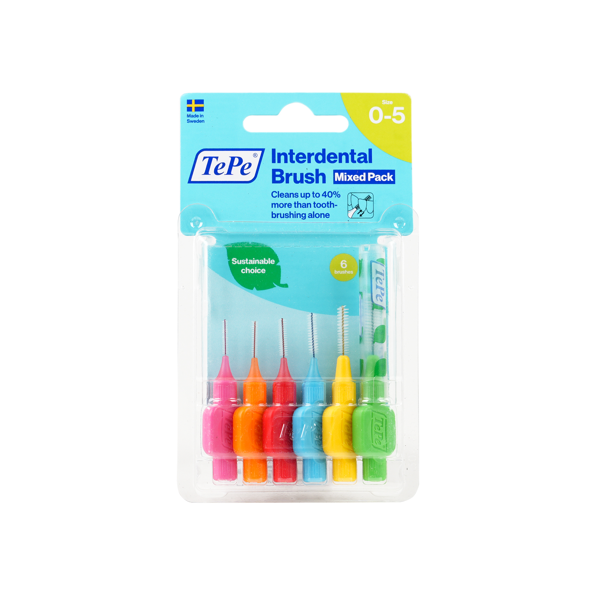 TEPE INTERDENTAL BRUSH 0.5MM (MIXED PACK)