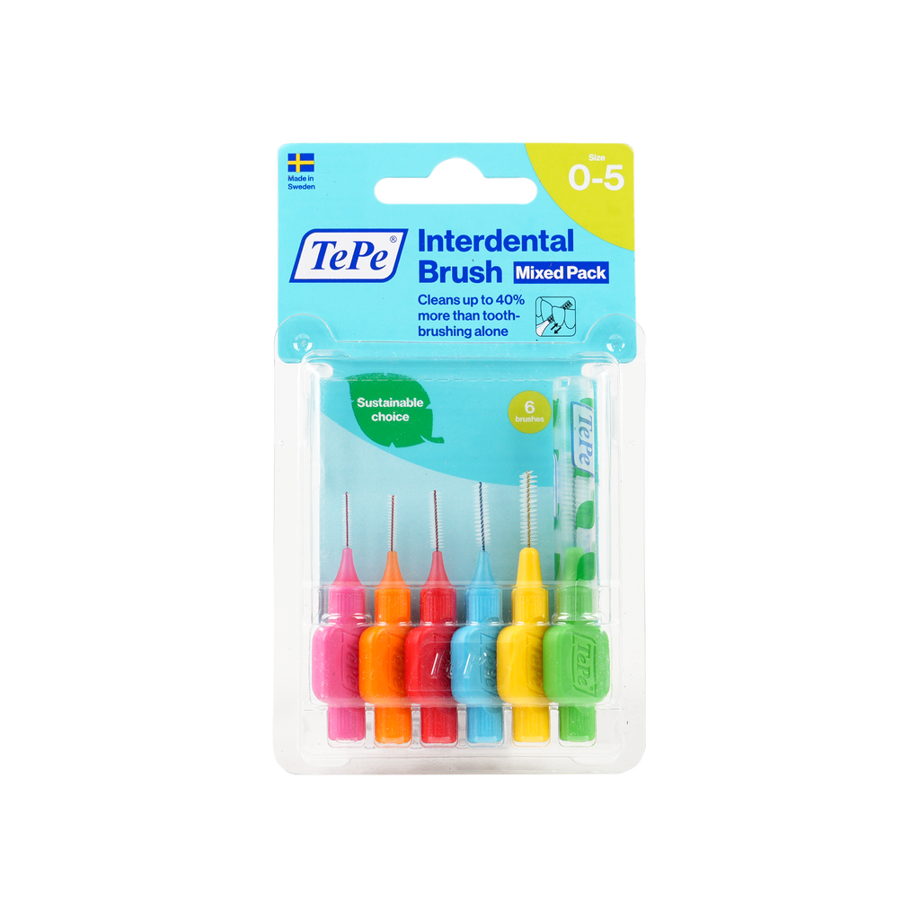 TEPE INTERDENTAL BRUSH 0.5MM (MIXED PACK)