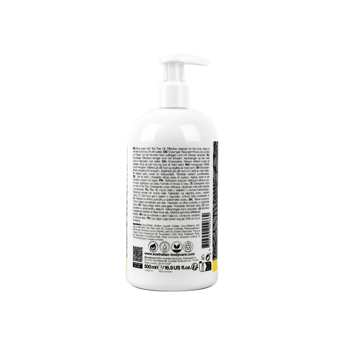 49990-Australian Body Care Tea Tree Oil Body Wash-Lem Myrtle 500Ml +1