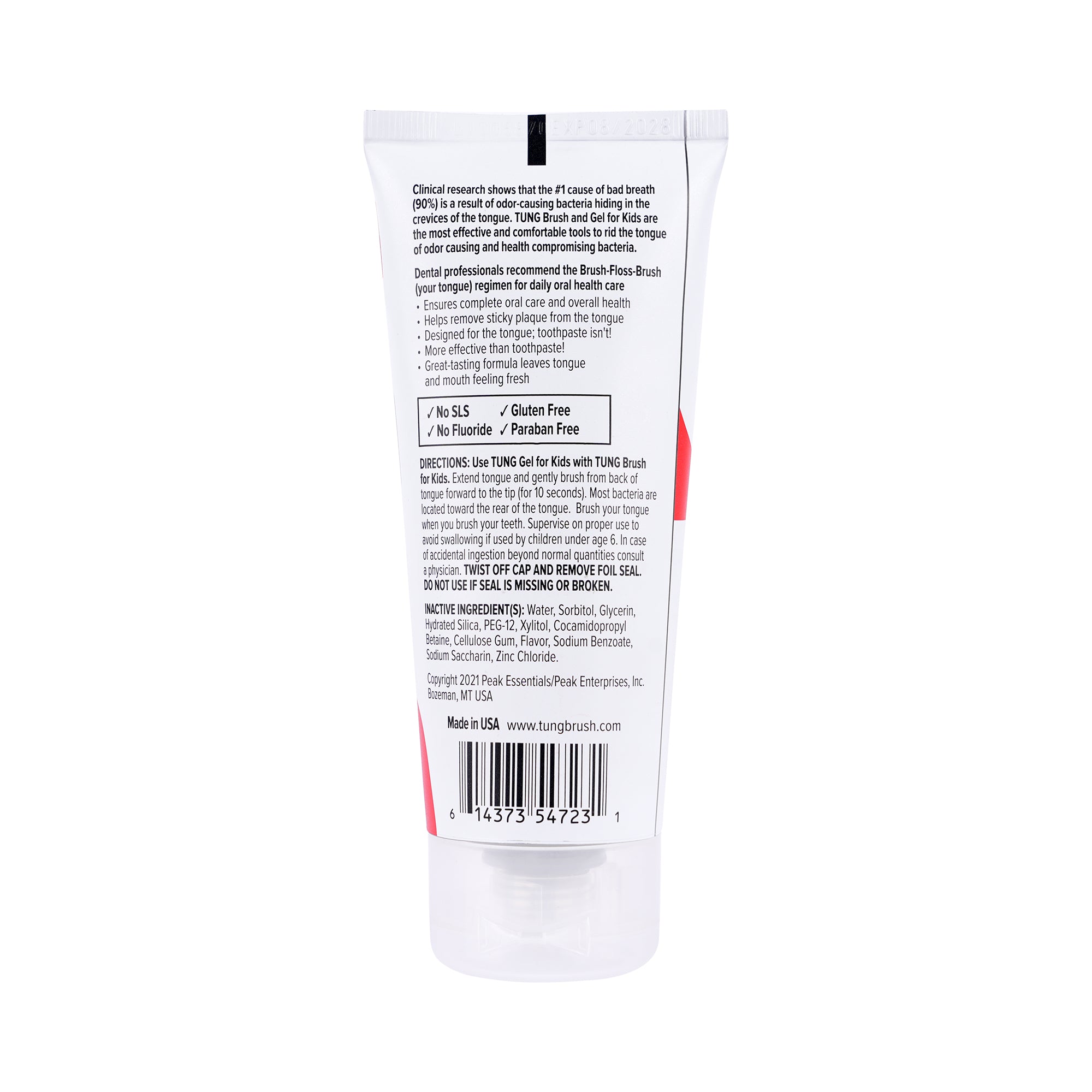 49993-Tung Kids Gel Strawberry 85g +2