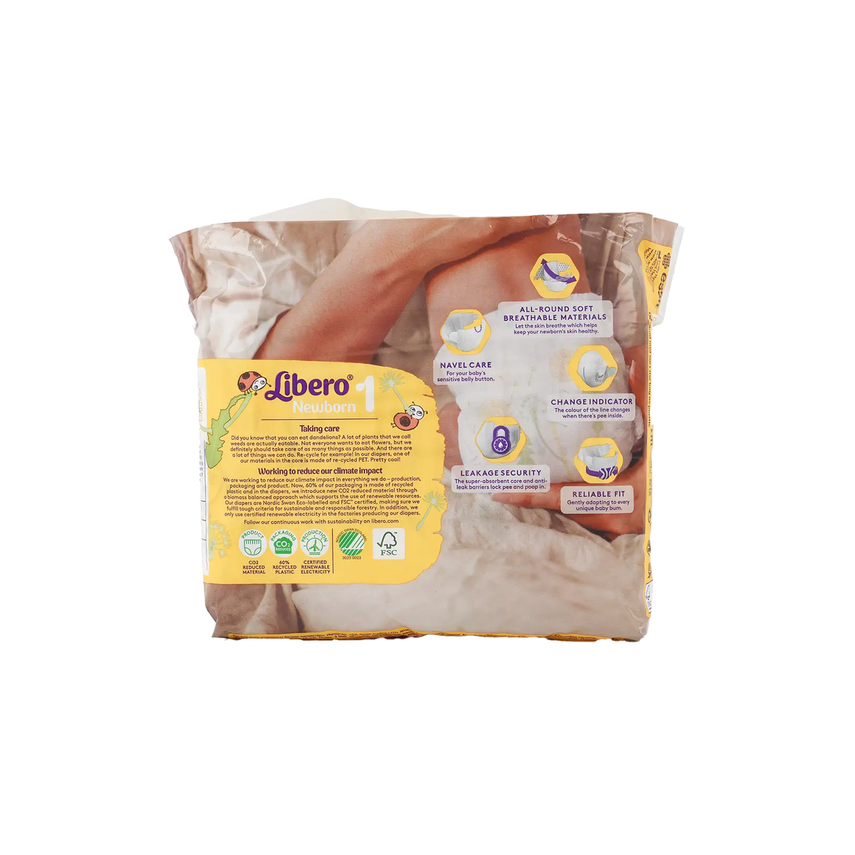 50007-Libero Newborn No.1 (2-5Kg) 24Pc +1