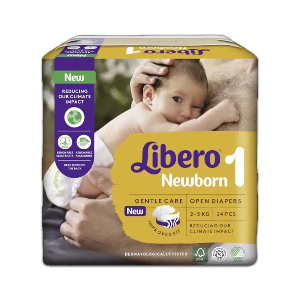 50007-Libero Newborn No.1 (2-5Kg) 24Pc
