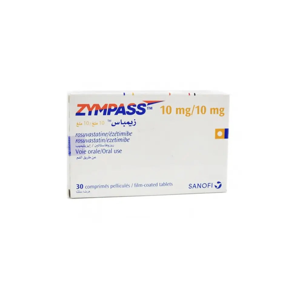 ZYMPASS 10MG/10MG 30 TABLETS