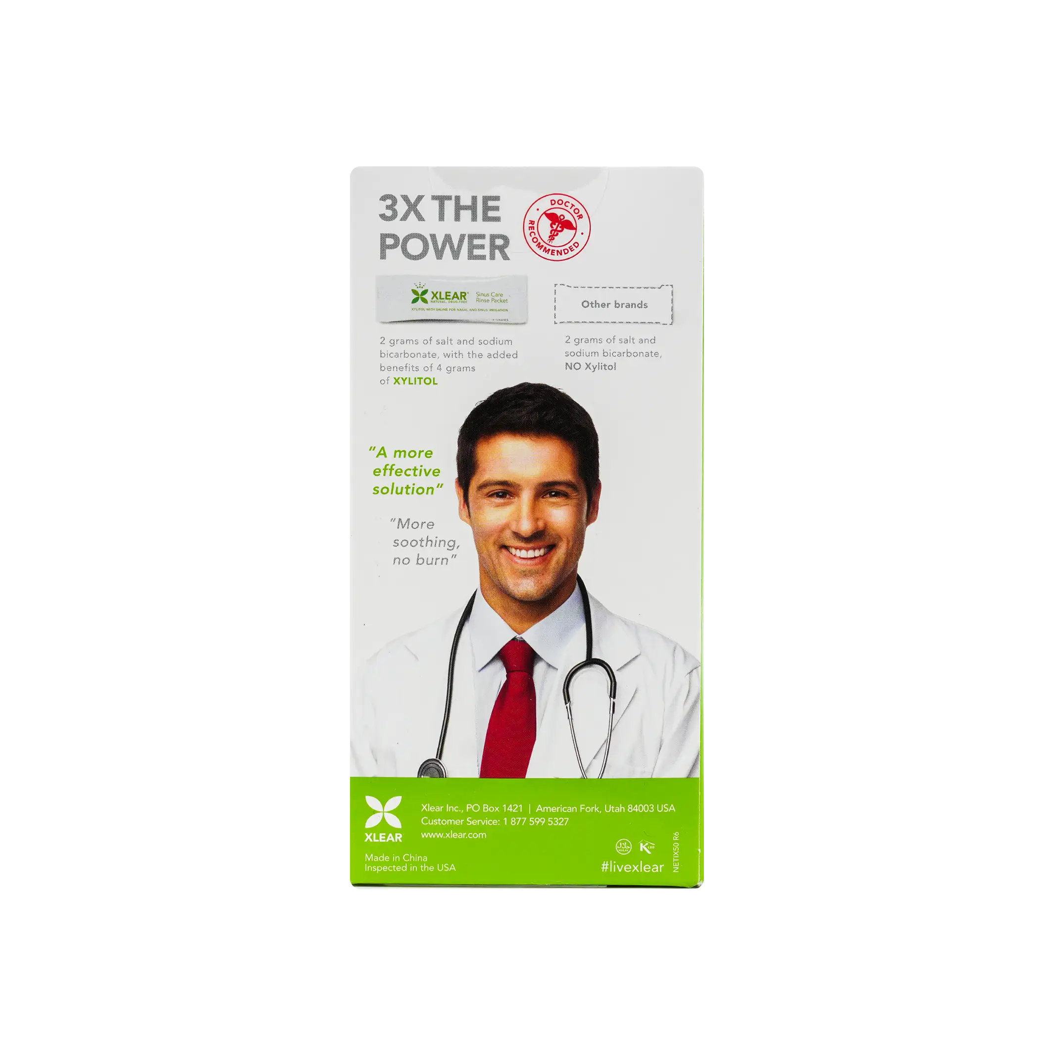 XLEAR NATURAL SINUS RINSE 6GM X 50 PACKETS